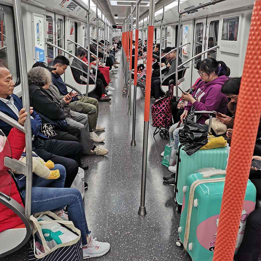photo thumbnail of the nora rubber flooring project at Wuhan Metro